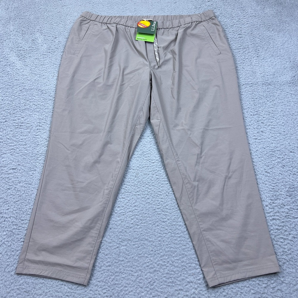 New LL‎ Bean Men's Pathfinder Ripstop Adventure Pants 28" in Cinder Size XXXL